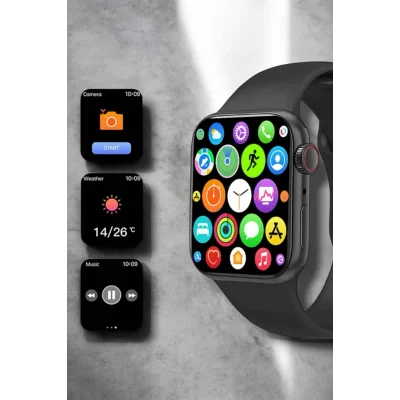 BUĞZ Akıllı Saat 44mm Çelik Kasa, OLED Ekran ve Gelişmiş Sağlık Takibi - BUĞZ