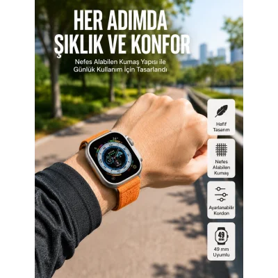 BUĞZ Akıllı Saat Amoled Ekran Bluetooth Bağlantılı Özel Tasarım Unısex
