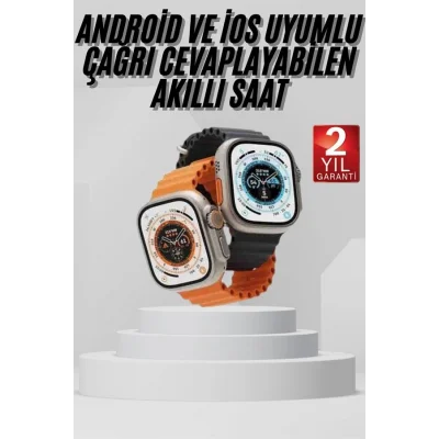 BUĞZ Akıllı Saat Amoled Ekran Bluetooth Bağlantılı Özel Tasarım Unısex - BUĞZ