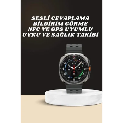  Akıllı Saat Amoled Ekran Bluetooth Bağlantılı Sağlık Takibi GPS Uyumlu