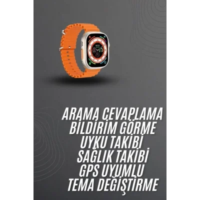  Akıllı Saat Arama Cevaplayan Bildirim Görme Yeni Nesil Bluetooth Bağlantılı