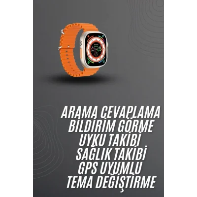 BUĞZ Akıllı Saat Arama Cevaplayan Bildirim Görme Yeni Nesil Bluetooth Bağlantılı - BUĞZ