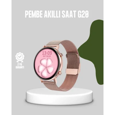 BUĞZ Akıllı Saat – Bluetooth 5.0, Suya Dayanıklı, Kablosuz Şarj