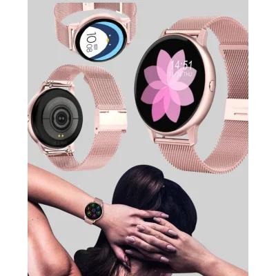 BUĞZ Akıllı Saat – Bluetooth 5.0, Suya Dayanıklı, Kablosuz Şarj - Lisinya