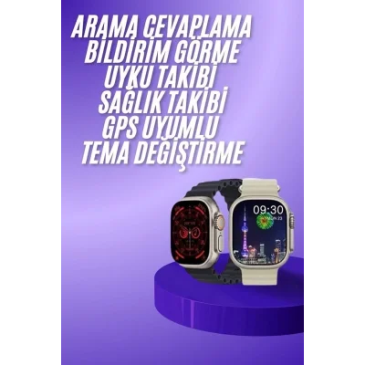  Akıllı Saat Bluetooth Bağlantılı Uyku ve Sağlık Takibi