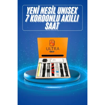  Akıllı Saat Çağrı Cevaplayabilen Unısex 7 Kordonlu Müzik Dinleme
