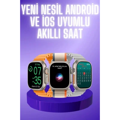 BUĞZ Akıllı Saat Çok Fonksiyonlu Unısex Sosyal Medya Girişli Bluetooth Bağlantılı - BUĞZ