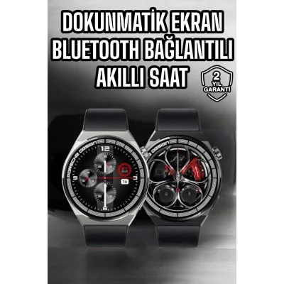 BUĞZ Akıllı Saat Dokunmatik Ekran Sesli Görüşme ve Bildirim Görme Sağlık Takibi