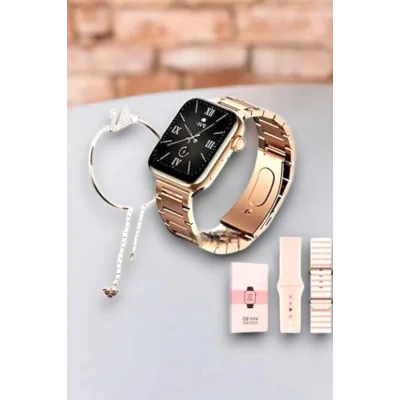 BUĞZ Akıllı Saat Kadınlara Uyku Ve Sağlık Takibi Yapabilen Bileklik Hediyeli - BUĞZ