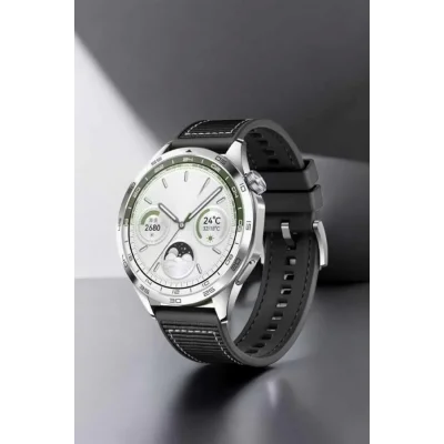  Akıllı Saat Metal Kordonlu GPS ve NFC Uyumlu Arama Cevaplayan