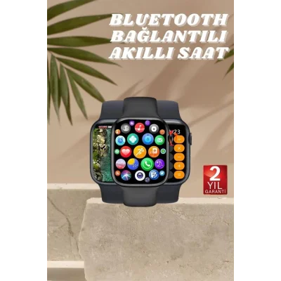 BUĞZ Akıllı Saat Nabız Ölçebilen Adımsayar Kalori Hesaplama Tema Değiştirme GPS Uyumlu - BUĞZ