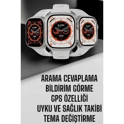  Akıllı Saat Nabız Ölçebilen Yeni Nesil GPS ve Adımsayar Özelliği