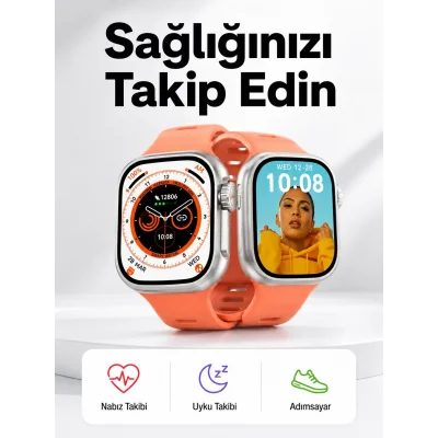 BUĞZ Akıllı Saat Nabız Ölçebilen Yeni Nesil GPS ve Adımsayar Özelliği (Kopya)