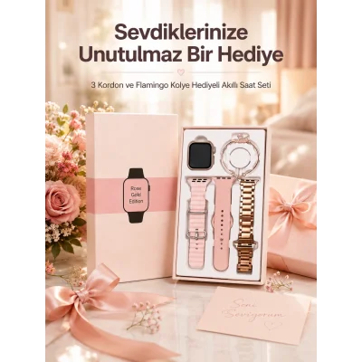 BUĞZ Akıllı Saat Sesli Görüşme Bildirim Görme Uyku ve Sağlık Takibi