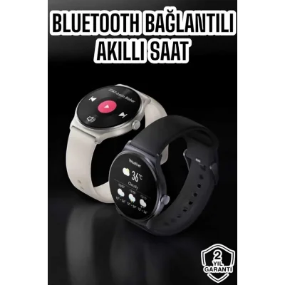 BUĞZ Akıllı Saat Sesli Görüşme Bluetooth Bağlantılı 3 Kordonlu Yeni Nesil - BUĞZ