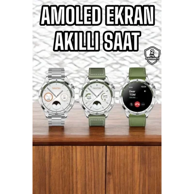  Akıllı Saat Sesli Görüşme Titreşimli Nabız Sensörlü Spor Modları