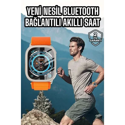 BUĞZ Akıllı Saat Uyku ve Spor Takibi Yeni Nesil Bluetooth Bağlantılı Amoled Ekran