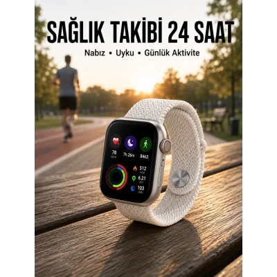 BUĞZ Akıllı Saat Yeni Nesil GPS Özelliği NFC Ve Uyku Takibi