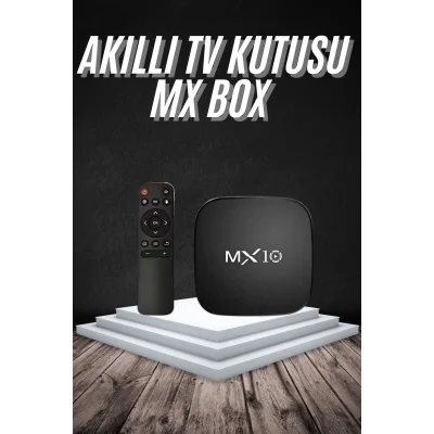 BUĞZ Akıllı TV kutusu Mx Box Android 7.1 TV kutusu 2.4G Wifi