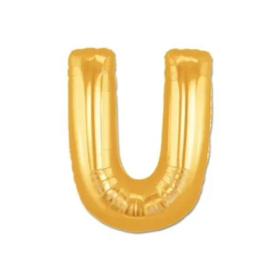 BUĞZ Altın Sarısı Folyo Harf Balon 1 Metre