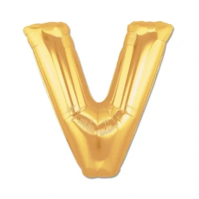 BUĞZ Altın Sarısı Folyo Harf Balon 1 Metre