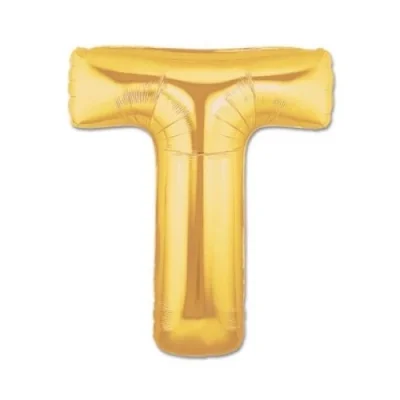  Altın Sarısı Folyo Harf Balon 1 Metre