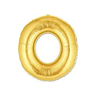 BUĞZ Altın Sarısı Folyo Harf Balon 1 Metre