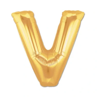 BUĞZ Altın Sarısı Folyo Harf Balon 1 Metre