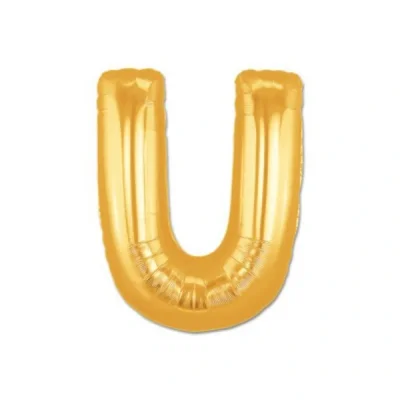 BUĞZ Altın Sarısı Folyo Harf Balon 1 Metre