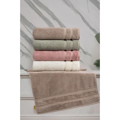  Altınbaşak Jakarlı 4´lü 50x90 El Havlusu Maddy