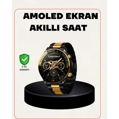 BUĞZ Amoled Akıllı Saat Manyetik Şarj GPS Destekli Spor ve Günlük Kullanım
