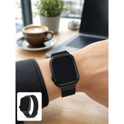 BUĞZ AMOLED Akıllı Saat Sağlık ve Spor Takip Özellikli - BUĞZ