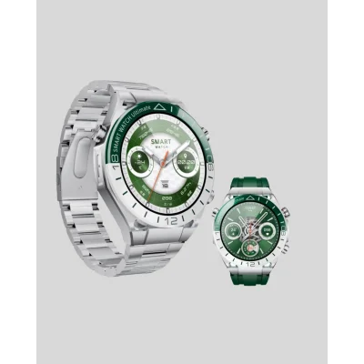 BUĞZ Amoled Ekran Akıllı Saat Harita Gösterimli Bluetooth Aramalı 3 Kayışlı - BUĞZ