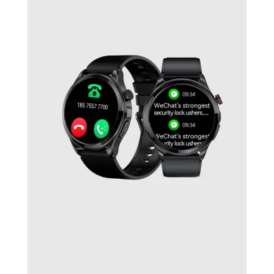 BUĞZ AMOLED Ekranlı Smartwatch – 3 Kordonlu, Kalp Atış & Uyku Takipli Akıllı Saat - Lisinya