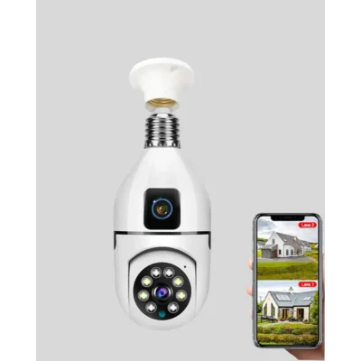 BUĞZ Ampul Tipi WiFi Kamera 2MP Lensli Full HD Görüntü ve Akıllı Hareket Algılama (Kopya) - BUĞZ