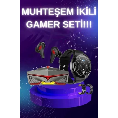 BUĞZ ANC Özellikli Bluetooth Kulaklık ve Amoled Ekran Akıllı Saat Uyku ve Sağlık Takibi Nabız Ölçer - BUĞZ