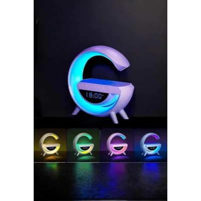  Android Uyumlu Akıllı Bluetooth Hoparlör Kablosuz Şarj Cihazı Standı