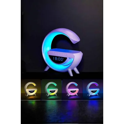 BUĞZ Android Uyumlu Akıllı Bluetooth Hoparlör Kablosuz Şarj Cihazı Standı - BUĞZ