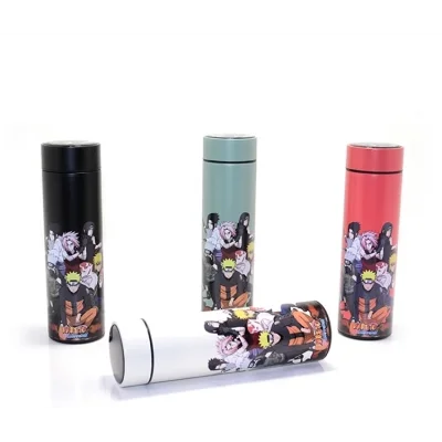 BUĞZ Anime Baskılı Digital Göstergeli Termos 500 Ml Alk383