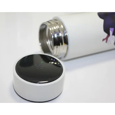 BUĞZ Anime Baskılı Dijital Göstergeli Termos 500 ml Model 1