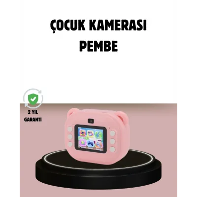 BUĞZ Anında Baskı Özellikli Şipşak Kamera 24MP HD Çift Lensli ve 32GB Hafızalı