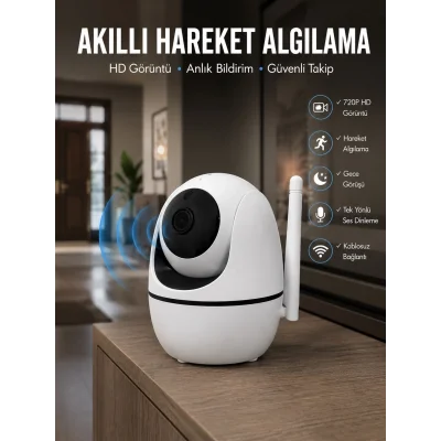 BUĞZ Anlık Bildirimli Hareket Sensörlü Full HD Kamera Yeni Nesil
