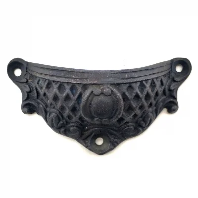 BUĞZ Antika Tarz Dekoratif Pirinç Anıt Tas Mobilya, Çekmece Kulbu - 48x90 Mm, Oksit