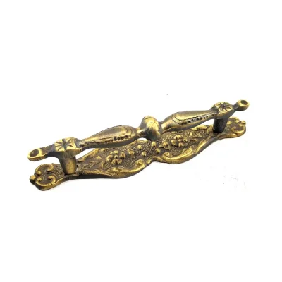 BUĞZ Eco Lounge Antika Tarz Dekoratif Pirinç Aynalı Mobilya Çekmece Kulbu -  23x115mm, Antik