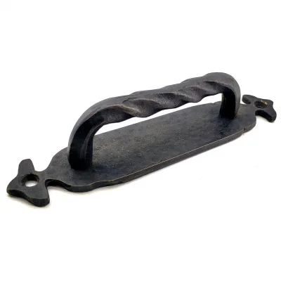 BUĞZ Eco Lounge Antika Tarz Dekoratif Pirinç Burgulu Çekme Kol - 148x33 mm, Oksit