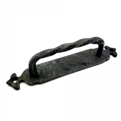 BUĞZ Antika Tarz Dekoratif Pirinç Burgulu Çekme Kol - 205x33 Mm, Oksit