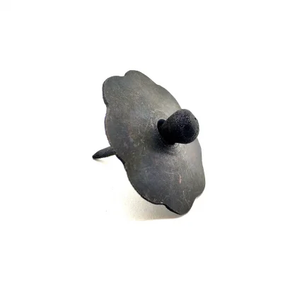 BUĞZ Antika Tarz Dekoratif Pirinç Düğmeli Kabara - 40 Mm, Oksit