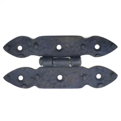 BUĞZ Eco Lounge Antika Tarz Dekoratif Pirinç Düğmeli Menteşe - 117x57 mm, Oksit