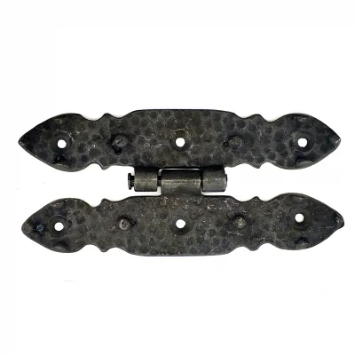 BUĞZ Antika Tarz Dekoratif Pirinç Düğmeli Menteşe - 142x69 Mm, Oksit