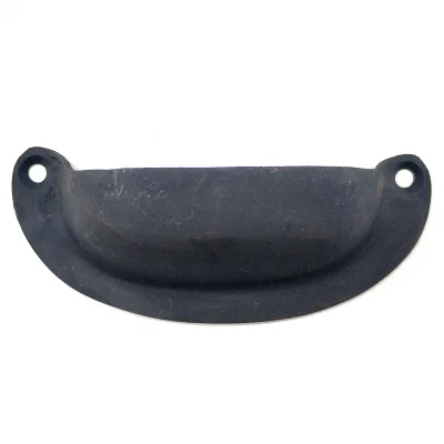 BUĞZ Eco Lounge Antika Tarz Dekoratif Pirinç Düz Tas Mobilya Kulbu - 37x87 mm, Oksit